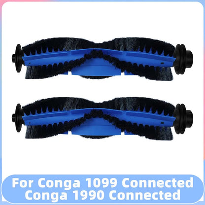 Compatible for Conga 1099 Connected / 1990 Connected Robot Vacuum Spare Parts Main Side Brush Filter Mop Replacement Accessory