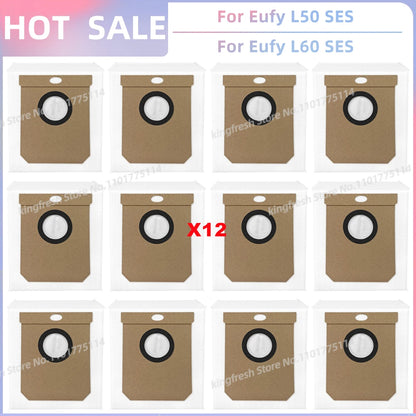 Fit For Eufy Clean L50, L50 SES, L60, L60 SES, L60 Hybrid, G50, G50 Hybrid Accessories Parts Roller Side Brush Filter Dust Bag