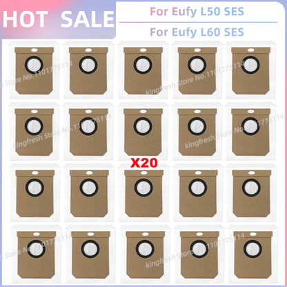 Fit For Eufy Clean L50, L50 SES, L60, L60 SES, L60 Hybrid, G50, G50 Hybrid Accessories Parts Roller Side Brush Filter Dust Bag