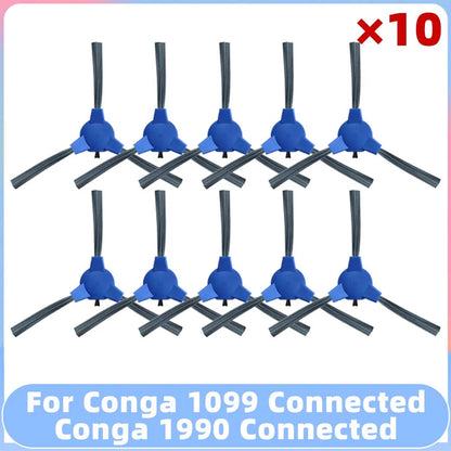 Compatible for Conga 1099 Connected / 1990 Connected Robot Vacuum Spare Parts Main Side Brush Filter Mop Replacement Accessory