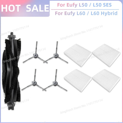 Fit For Eufy Clean L50, L50 SES, L60, L60 SES, L60 Hybrid, G50, G50 Hybrid Accessories Parts Roller Side Brush Filter Dust Bag