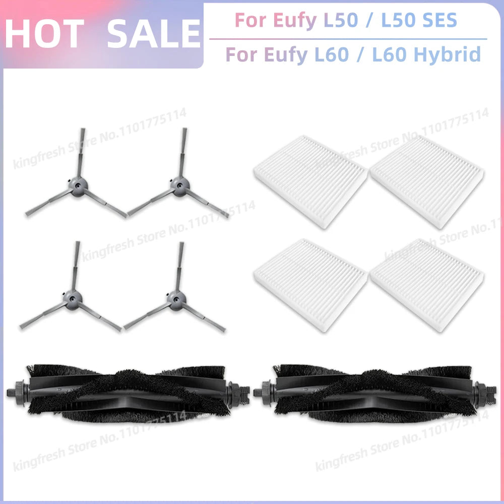 Fit For Eufy Clean L50, L50 SES, L60, L60 SES, L60 Hybrid, G50, G50 Hybrid Accessories Parts Roller Side Brush Filter Dust Bag