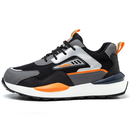 MJYTHF Men Work & Safety Boots With Steel Head Cap Work Sneakers Indestructible Shoes Anti-puncture Safety Shoes Plus Size 49