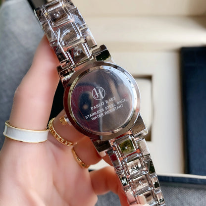 PABLO RAEZ New Creative Women Clocks Top Fashion Popular Quartz Lady Dress Watch Relogio Feminino Steel Wristwatches Reloj Mujer