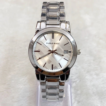 PABLO RAEZ New Creative Women Clocks Top Fashion Popular Quartz Lady Dress Watch Relogio Feminino Steel Wristwatches Reloj Mujer