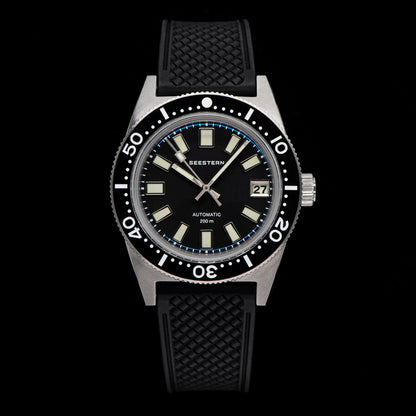SEESTERN 62MAS Diving Watch Men Automatic Mechanical Wristwatch Luminous Bezel Waterproof NH35 Movement Sapphire Glass Bracelet
