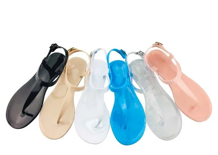 Woman Sandals Summer Shoes Ladies Fashion Flats Outdoor Beach Leisure Slip On Women Sandals Candy Color Comfort Sandalias Mujer