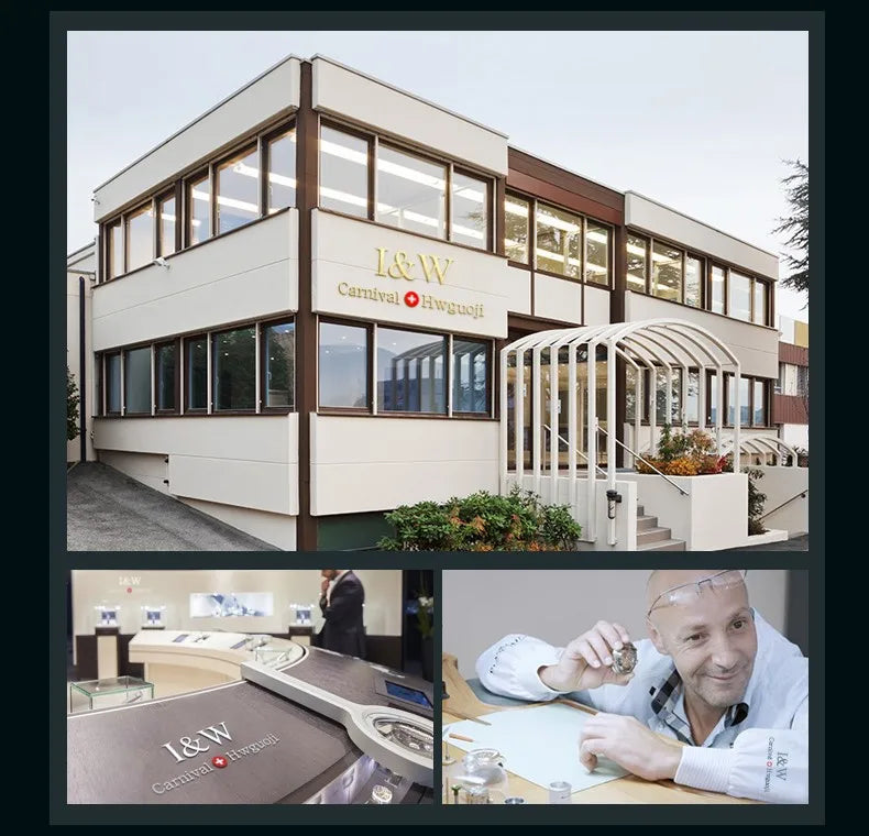 Relogio Feminino Switzerland I&W 2022 New Women Quartz Watches Sapphire Glass Waterproof 316L Stainless Steel Watch for Women