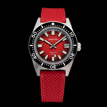 SEESTERN 62MAS Diving Watch Men Automatic Mechanical Wristwatch Luminous Bezel Waterproof NH35 Movement Sapphire Glass Bracelet