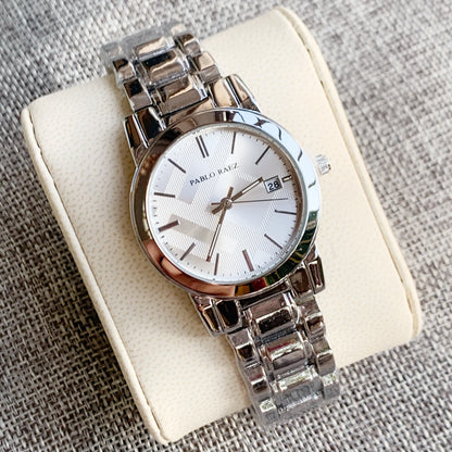 PABLO RAEZ New Creative Women Clocks Top Fashion Popular Quartz Lady Dress Watch Relogio Feminino Steel Wristwatches Reloj Mujer