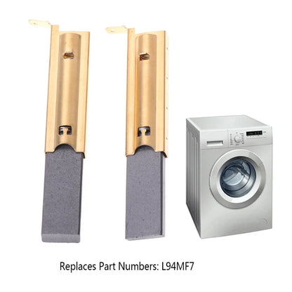 2Pcs/set Washing Machine Motor Carbon Inserts Brushes L94MF7 For Siemens 5x13.5