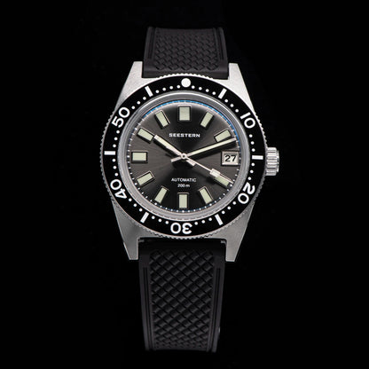 SEESTERN 62MAS Diving Watch Men Automatic Mechanical Wristwatch Luminous Bezel Waterproof NH35 Movement Sapphire Glass Bracelet