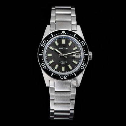 SEESTERN 62MAS Diving Watch Men Automatic Mechanical Wristwatch Luminous Bezel Waterproof NH35 Movement Sapphire Glass Bracelet