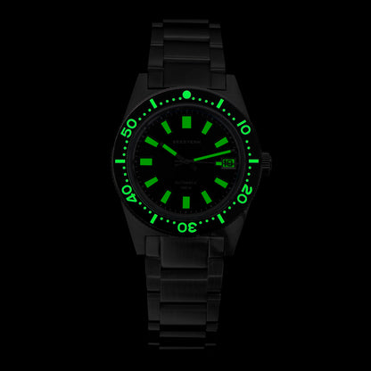 SEESTERN 62MAS Diving Watch Men Automatic Mechanical Wristwatch Luminous Bezel Waterproof NH35 Movement Sapphire Glass Bracelet
