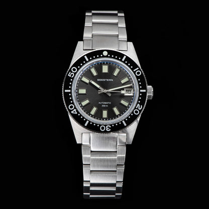 SEESTERN 62MAS Diving Watch Men Automatic Mechanical Wristwatch Luminous Bezel Waterproof NH35 Movement Sapphire Glass Bracelet