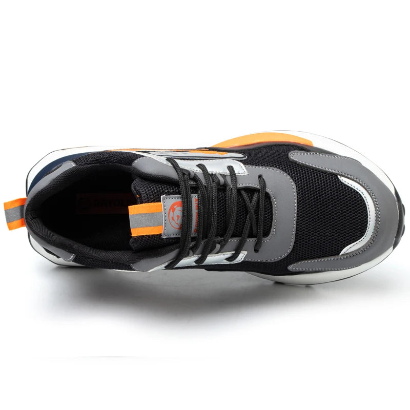 MJYTHF Men Work & Safety Boots With Steel Head Cap Work Sneakers Indestructible Shoes Anti-puncture Safety Shoes Plus Size 49