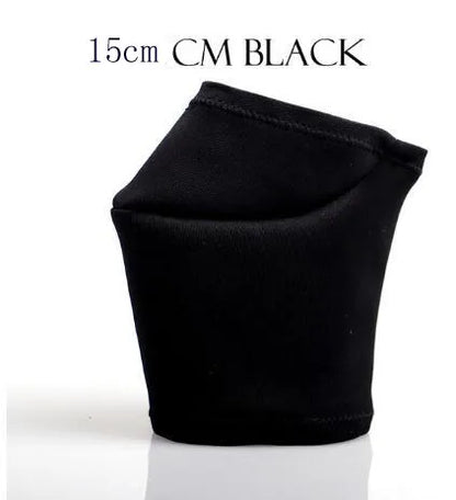 20cm waterproof platform protector shoe cover 17cm stripper high heels pole dancing shoes sandals black knee protector 6 8inch
