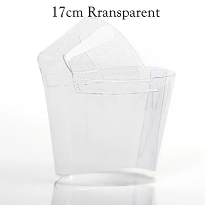 20cm waterproof platform protector shoe cover 17cm stripper high heels pole dancing shoes sandals black knee protector 6 8inch