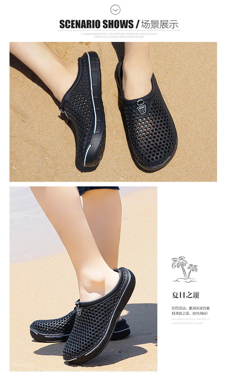 Home Indoor Couple Slippers 2022 Men and Women  Shoes Summer Sandals Fashion Breathable Beach Sandals Sport Sandals