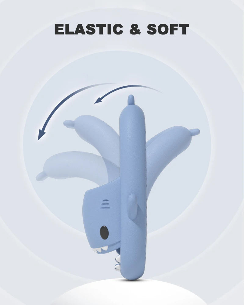 Summer Women Shark Slippers Men Cute Soft EVA Bathroom Sandals Adults Outdoor Cow Flip Flops Couples Non-slip Cartoon Slides