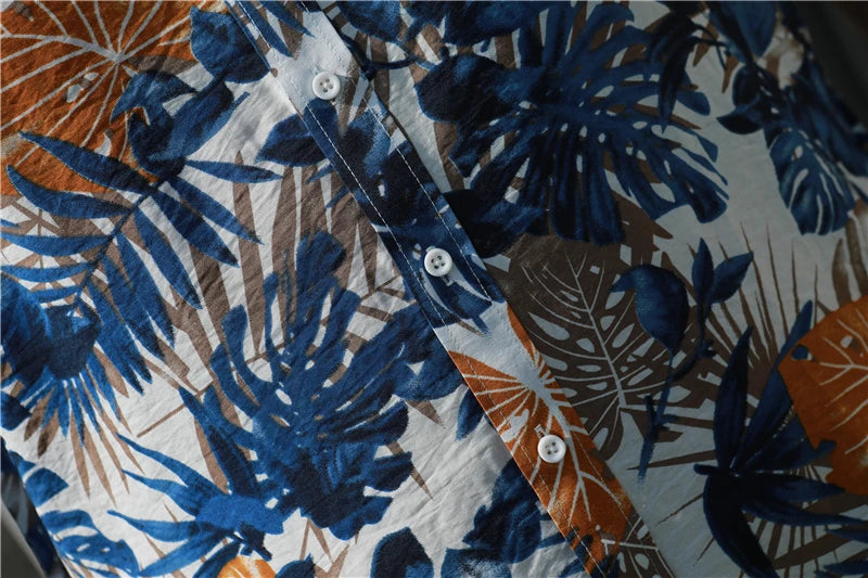 Plus Size 5XL 6XL 7XL 8XL 9XL 10XL  Mens Short Sleeve Print Shirt 2021 Summer New Men's Floral Hawaiian Shirts Casual Loose Tops