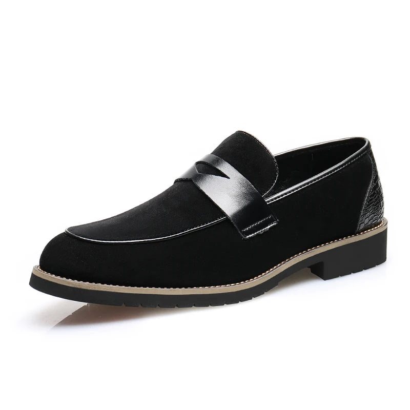 Men's Casual Business Shoes Mens Classic British Style Penny Loafers Moccasins Fashion Party Wedding Flats for Men