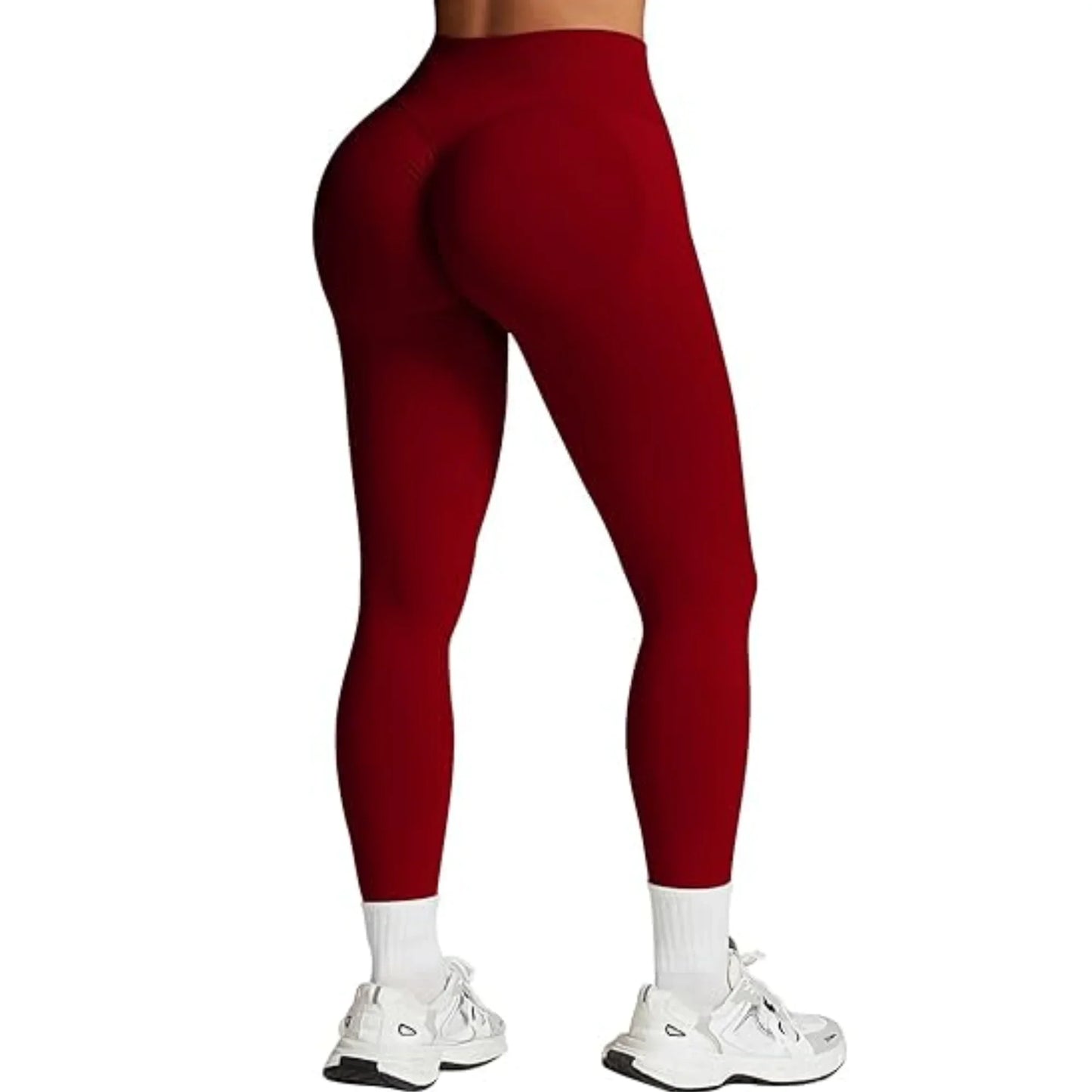 Women Gym Yoga Exercise Pants High Waist Sexy Peach Hip Elastic Tights Running Exercise Yoga Underpants