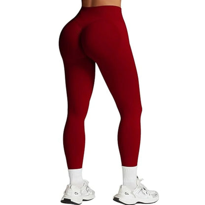 Women Gym Yoga Exercise Pants High Waist Sexy Peach Hip Elastic Tights Running Exercise Yoga Underpants