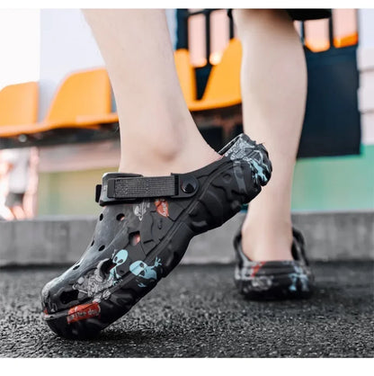 Plus Size 46 47 Men's Summer Clogs Sandals Eva Slippers Men Fashion New Flat Sandals Men Women Leisure Slides Men Casual Shoes