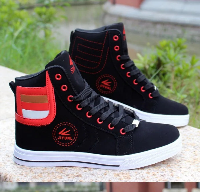 Big Size 39-48 Men's Casual Shoes New High top Sneakers Fashion Designer Platform Flats Shoes Outdoor Tennis Training Shoes Men