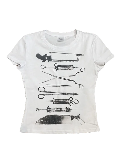 Summer Emo girls Y2k style clothes Harajuku print grunge Short Tops women's 90s T-shirts Fashion Goth Baby Tees Crop Tops 2000s