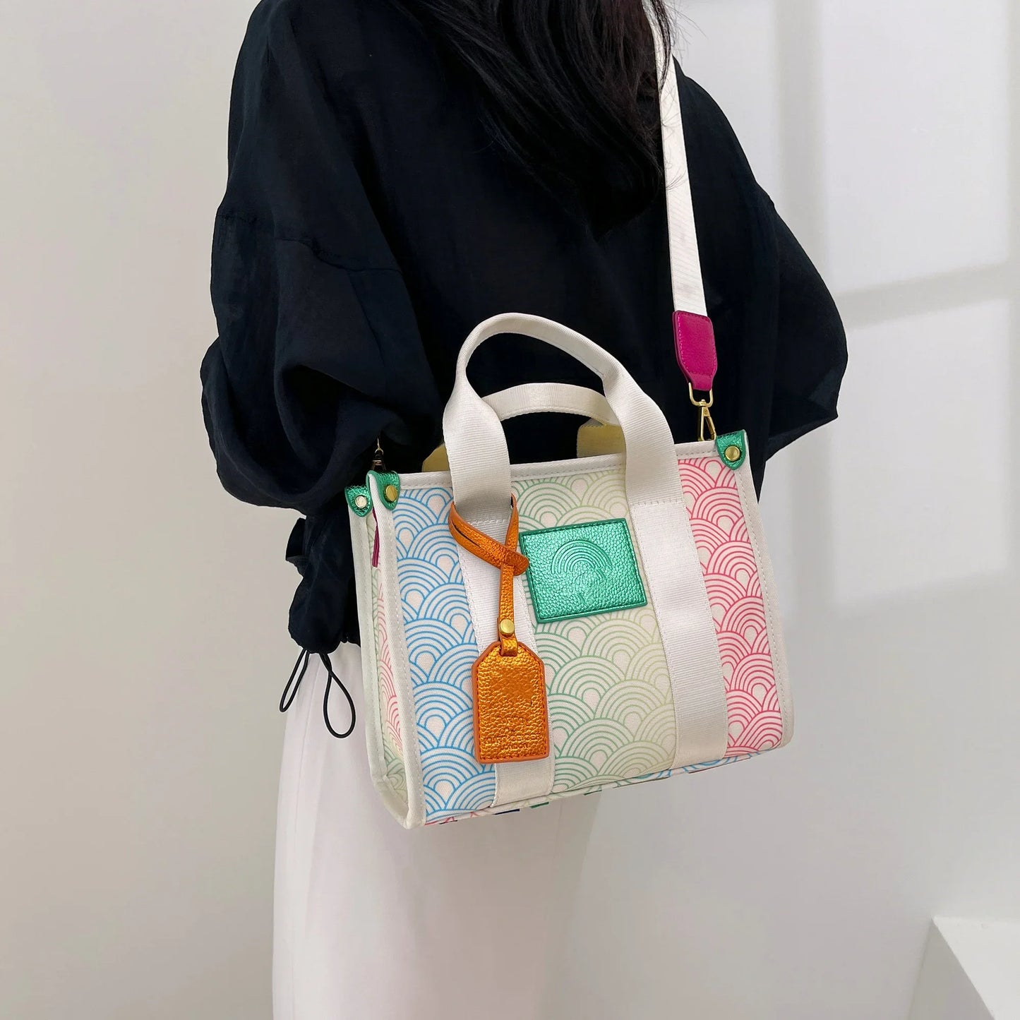 JBTP New Tote Bag for Women's Designer Large Handbags Fashion Trend Purse Hand Bag Shoulder Crossbody Bag