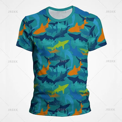 Camouflage T-Shirt Men Clothes Outdoor Fashion Casual O Neck Short Sleeve Tee Summer Streetwear Oversized Sport Military T Shirt