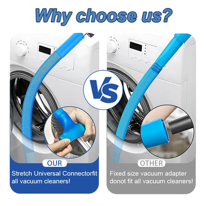 1pcs Upgraded Dryer Vent Cleaner Kit: Universal Vacuum Hose Attachment for Lint Removal Fits All Vacuums Deep Cleaning Brush for