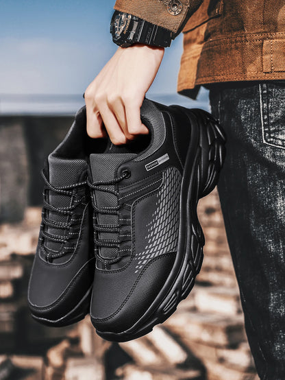 Men's Hiking Shoes Outdoor Trainers Lace-Up Climbing Shoes Men Trekking Sneakers Anti-Slip Hunting Sneakers