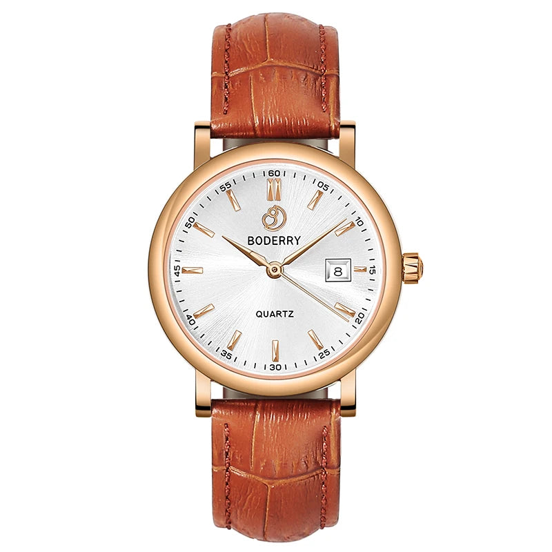 Boderry Women Swiss Quartz Luxury Watches Top Brand Business Elegant Ladies Watch Female Wristwatch Clock Reloj Mujer