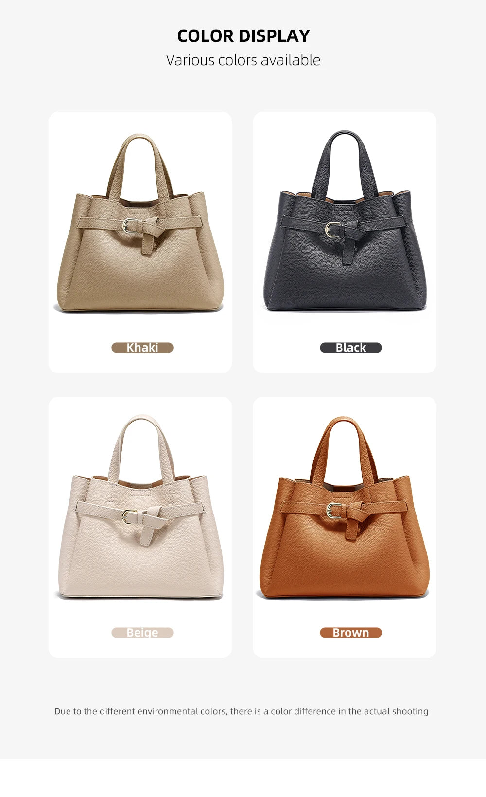 Zency Genuine Leather Top-handle Bag For Women Luxury Designer Crossbody Bag Zipper Purse Elegant OL Handbag 2025 New Shoulder