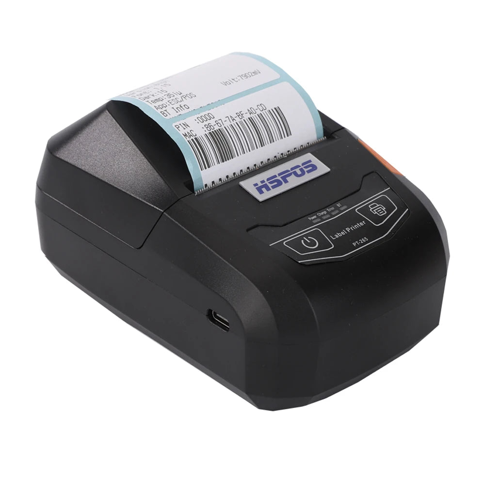 58MM Mini Pocket Thermal Receipt Printer Mobile Portable Ticket Bill Wireless Bluetooth USB Thermal POS Printer PC Android IOS