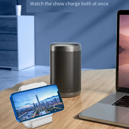 Three-in-one Magnetic Wireless Charger Desktop Three-fold Wireless Charger Is Suitable For Pingguo Mobile Phone Headset Watch