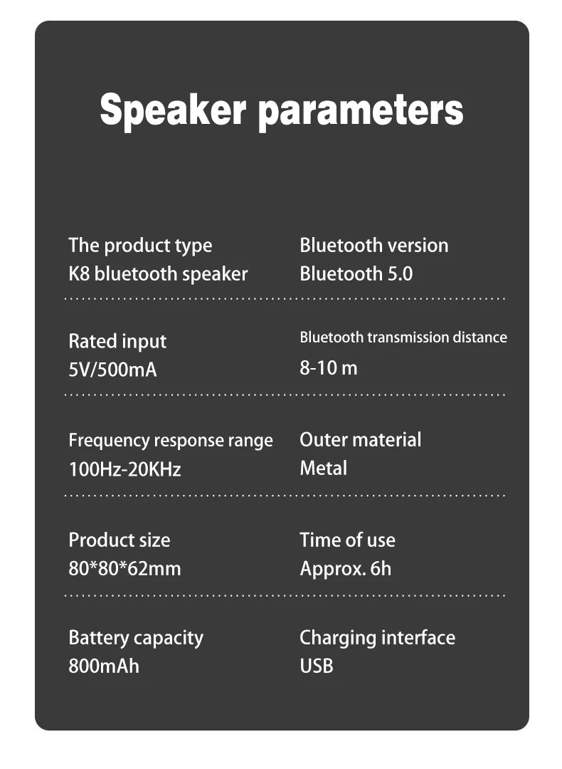 Bluetooth Speaker S16 with Loud Bass - Wireless Portable Mini Speaker for Home, Outdoor, Car Audio, High Volume  Boombox 