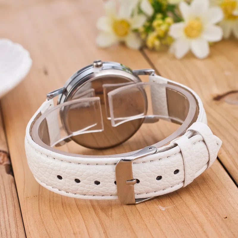 Simple Women Watch Ladies Dress Big Dial  Leather Watches Whatever I Am Late Anyway Letter Watch for Students Reloj Mujer