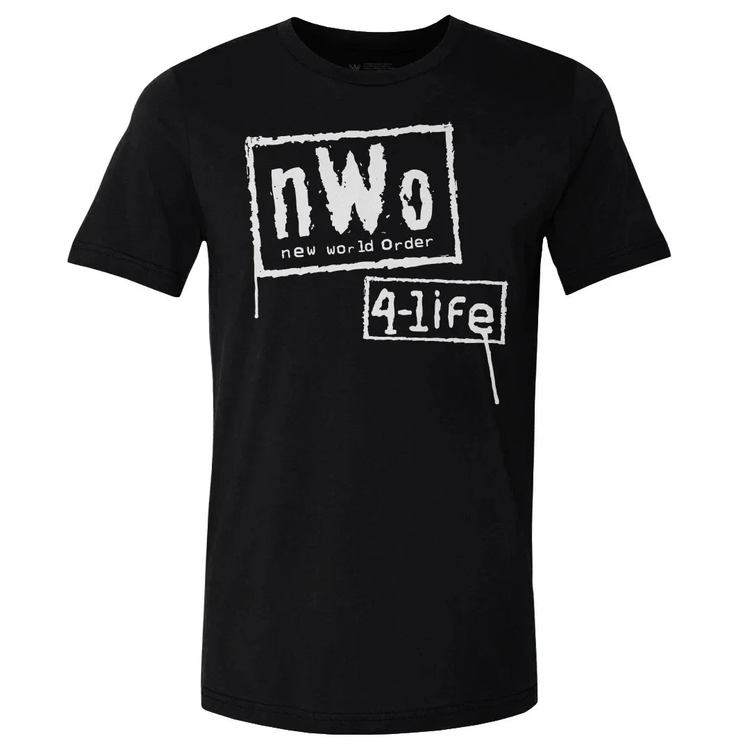 Wrestler Black nWo Retro Graphic T-shirt for Men Women Oversized Men's  T Shirt Casual  Short-sleeve Tops Tees Clothing