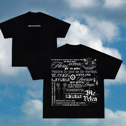 Summer Women T-shirts Dellafuente Print T-shirt Casual Overszied Y2k Casual Cotton Clothes Short Sleeve High Quality Female Top