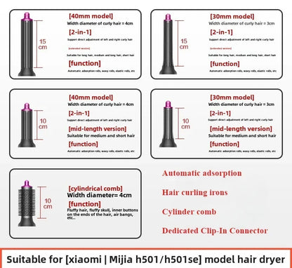 1Pcs Wave Curling Wand Hair Dryer Accessories  for Xiaomi Mijia Hair Dryer H501 H501SE
