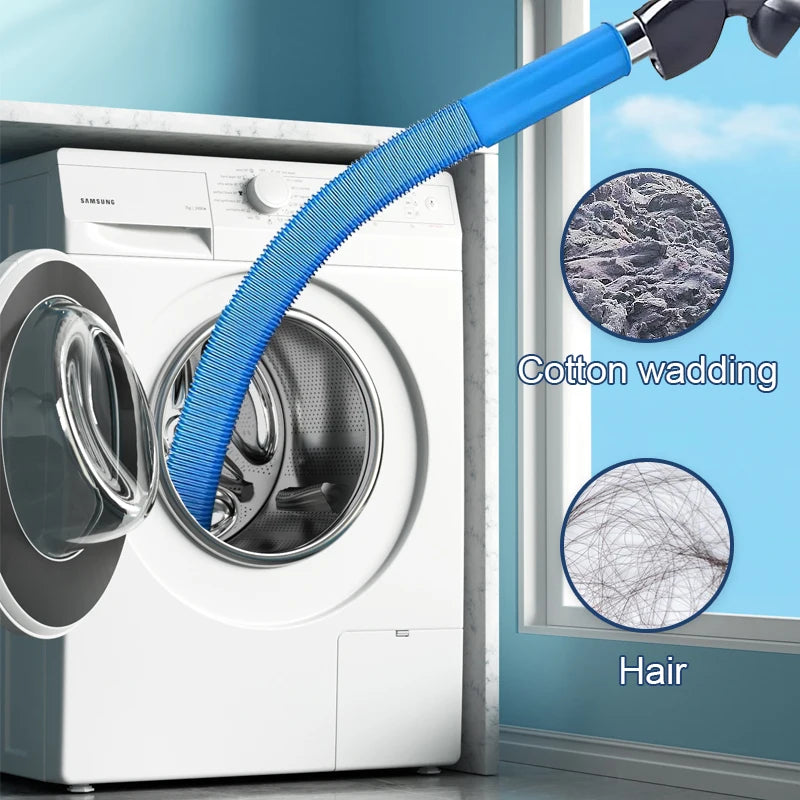 1pcs Upgraded Dryer Vent Cleaner Kit: Universal Vacuum Hose Attachment for Lint Removal Fits All Vacuums Deep Cleaning Brush for