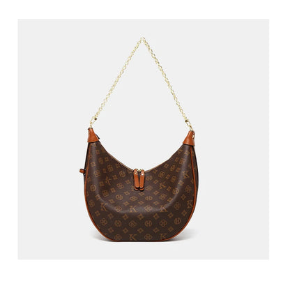 Mkf Genuine Crescent Bag 2025 New Presbyopic Large Capacity High-End Original Accessible Luxury Fashion Single Shoulder Crossbody Armpit Bag