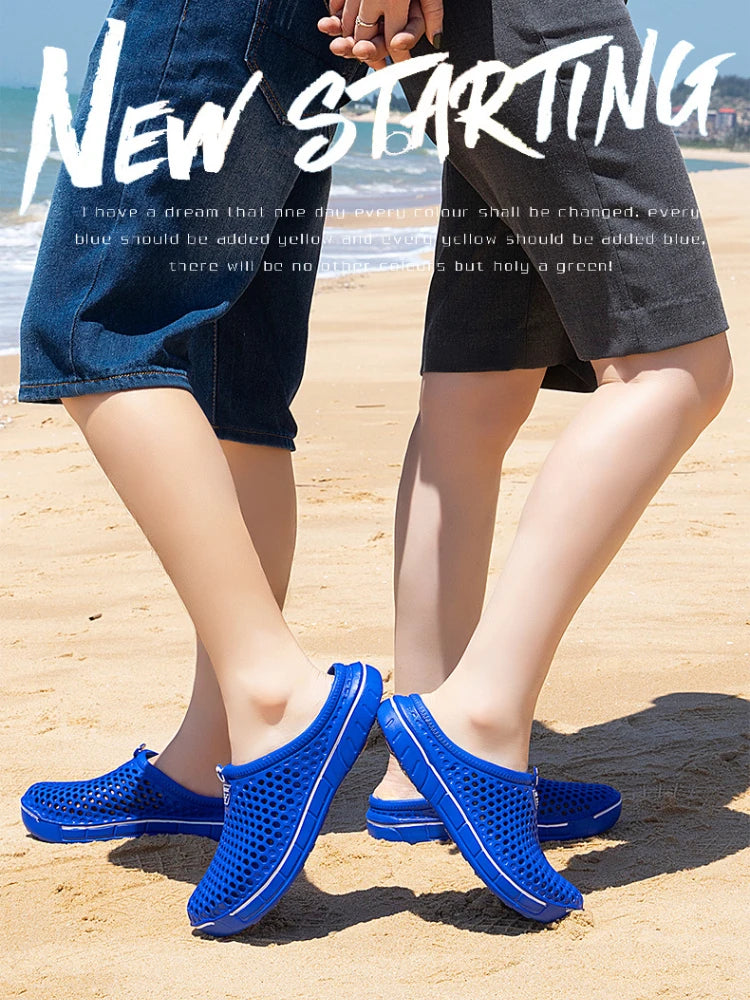 Home Indoor Couple Slippers 2022 Men and Women  Shoes Summer Sandals Fashion Breathable Beach Sandals Sport Sandals