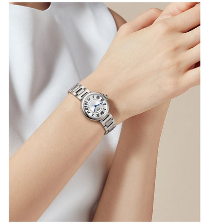 Relogio Feminino Switzerland I&W 2022 New Women Quartz Watches Sapphire Glass Waterproof 316L Stainless Steel Watch for Women