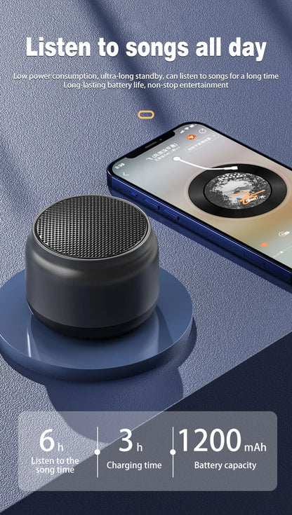 Bluetooth Speaker S16 with Loud Bass - Wireless Portable Mini Speaker for Home, Outdoor, Car Audio, High Volume  Boombox 