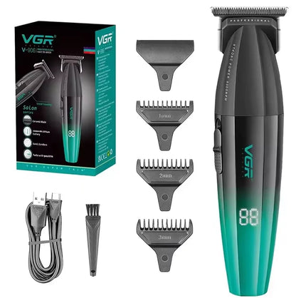 Original VGR 0mm zero Metal Electric Hair Beard Trimmer For Men Body Face Electric Clipper Hair Cutting Rechargeable